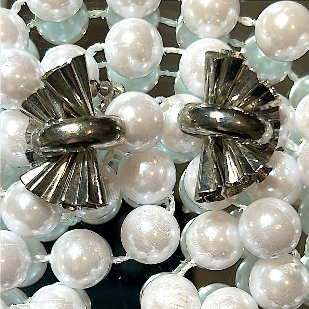 Silver Screw Back Earrings Half Fan Layered Design Stunning